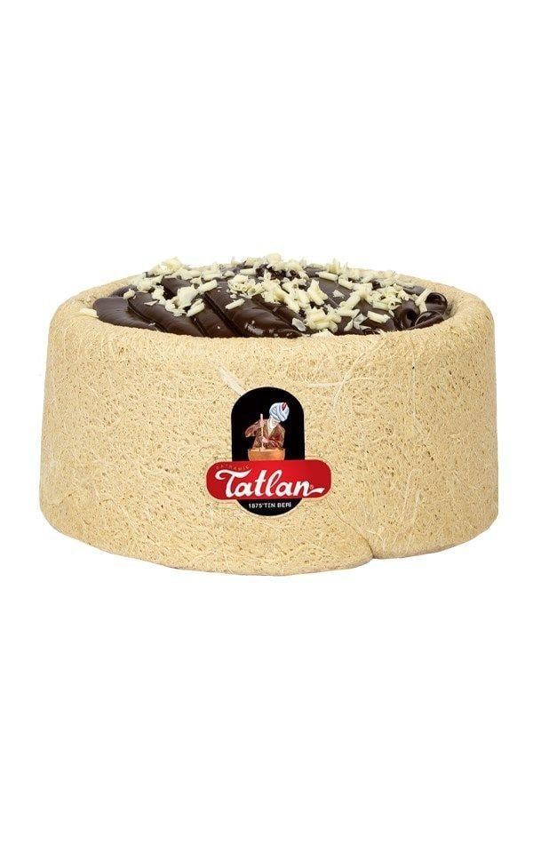 Tatlan Beyaz Çikolata Parçacıklı Büyük Boy Pasta Helva