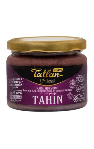 Sürülebilir Karamürverli Tahin(şeker ilavesiz)300gr