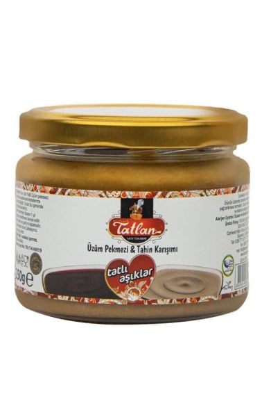 Tatlan Tatlı Aşıklar 250gr Cam (Tahin Pekmez Karışımı)