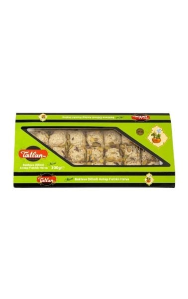 Antep Fıstıklı Mini Baklava Dilimli Helva 300gr
