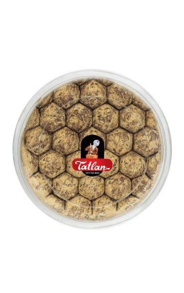 Tatlan Büyük Dilimli Kakaolu Petek Tahin Helva 450gr