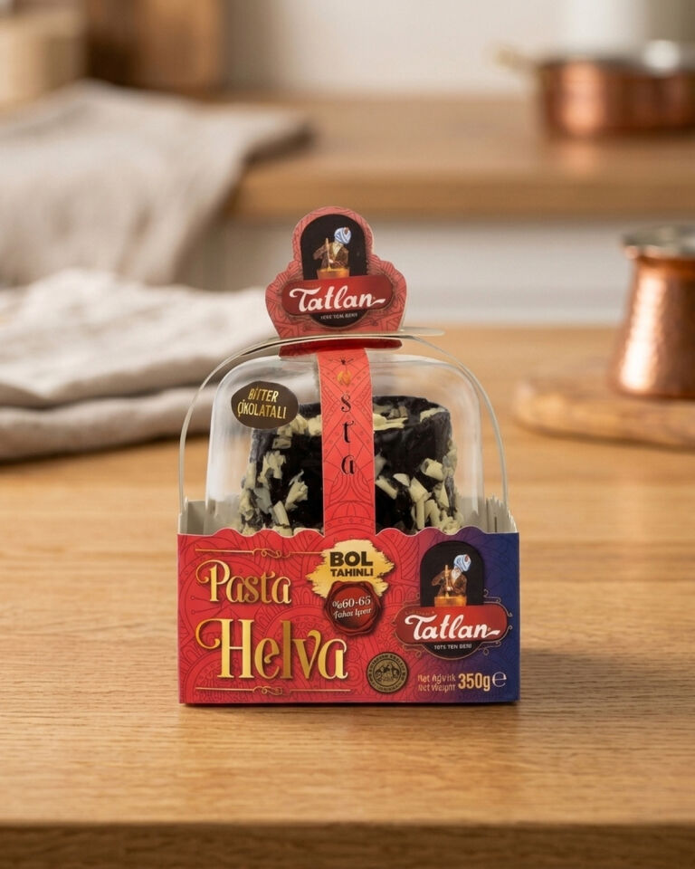 Tatlan Bitter Çikolatalı Pasta Helva