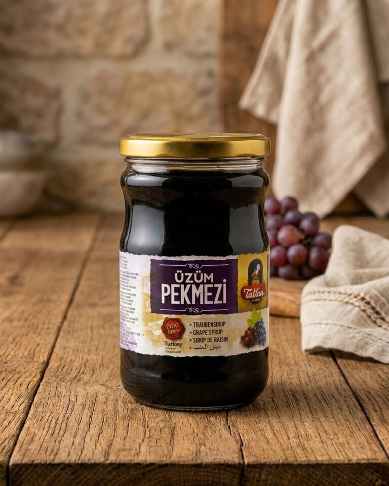 Tatlan Üzüm Pekmezi Cam 760gr