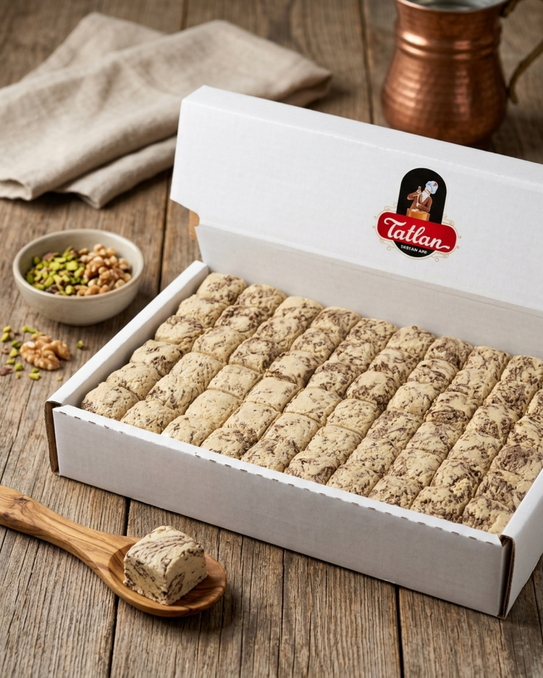 Tatlan Kakaolu Mini Baklava Dilimli Helva 4kg