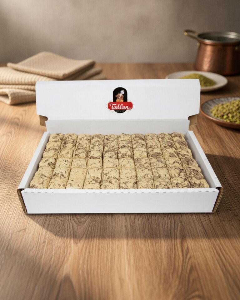 Tatlan Kakaolu Mini Baklava Dilimli Helva 4kg