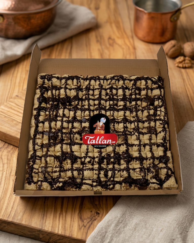 Tatlan Çikolatalı Mini Baklava Dilimli Helva 4kg