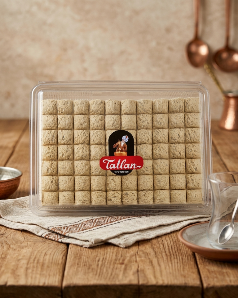 Tatlan Sade Mini Baklava Dilimli Helva 1kg