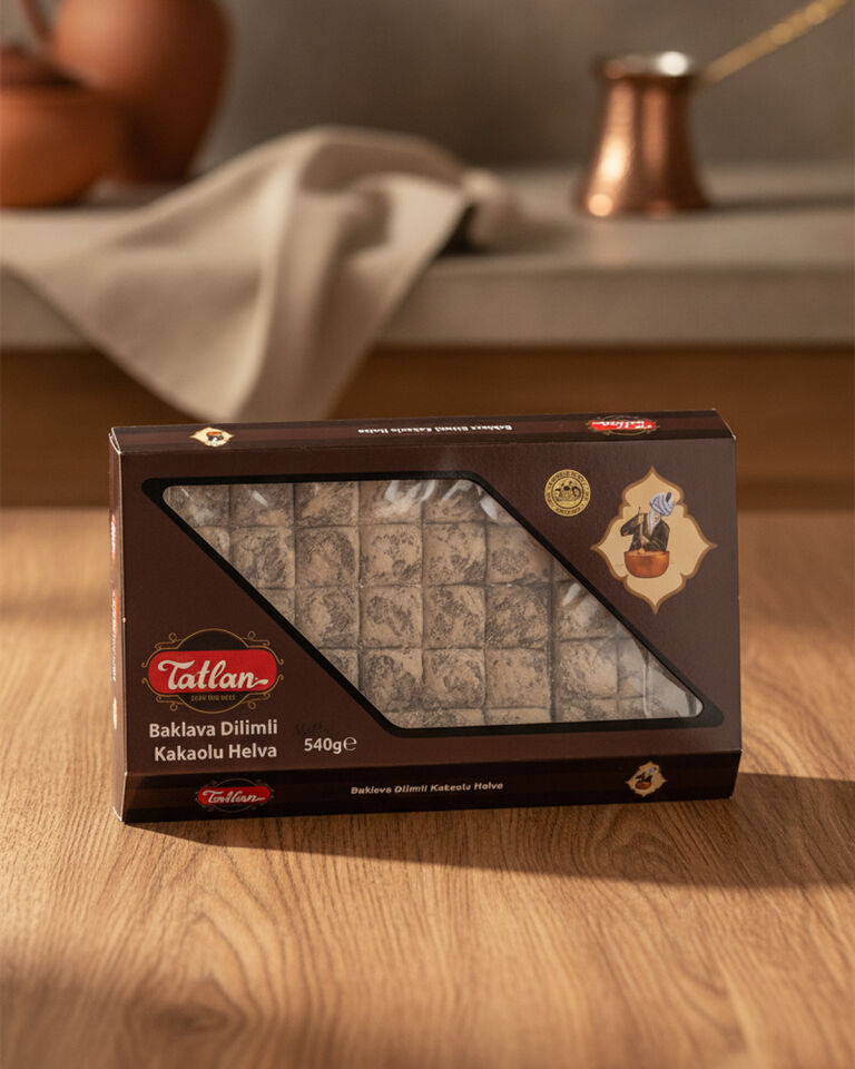 Tatlan Kakaolu Mini Baklava Dilimli Helva 540gr