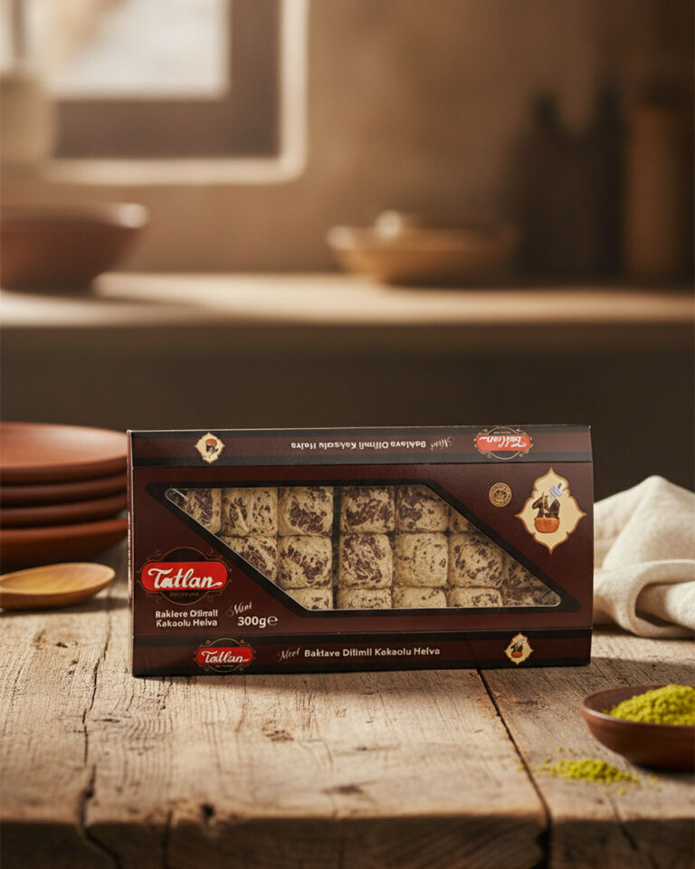 Tatlan Kakaolu Mini Baklava Dilimli Helva 300gr