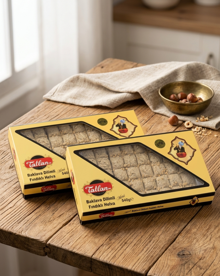Fındıklı Mini Baklava Dilimli Helva 540gr