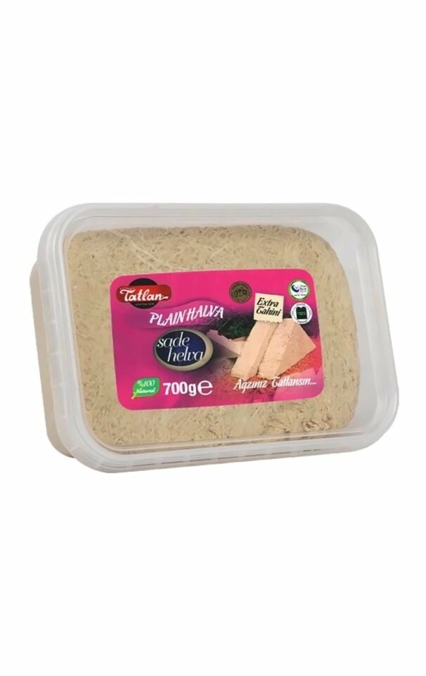 Tatlan Sade Tahin Helvası Kase 600gr