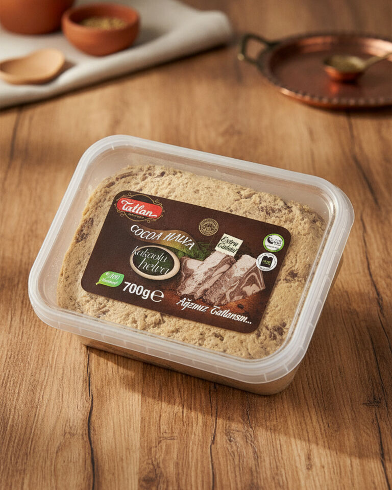 Tatlan Kakaolu Tahin Helvası Kase 600gr