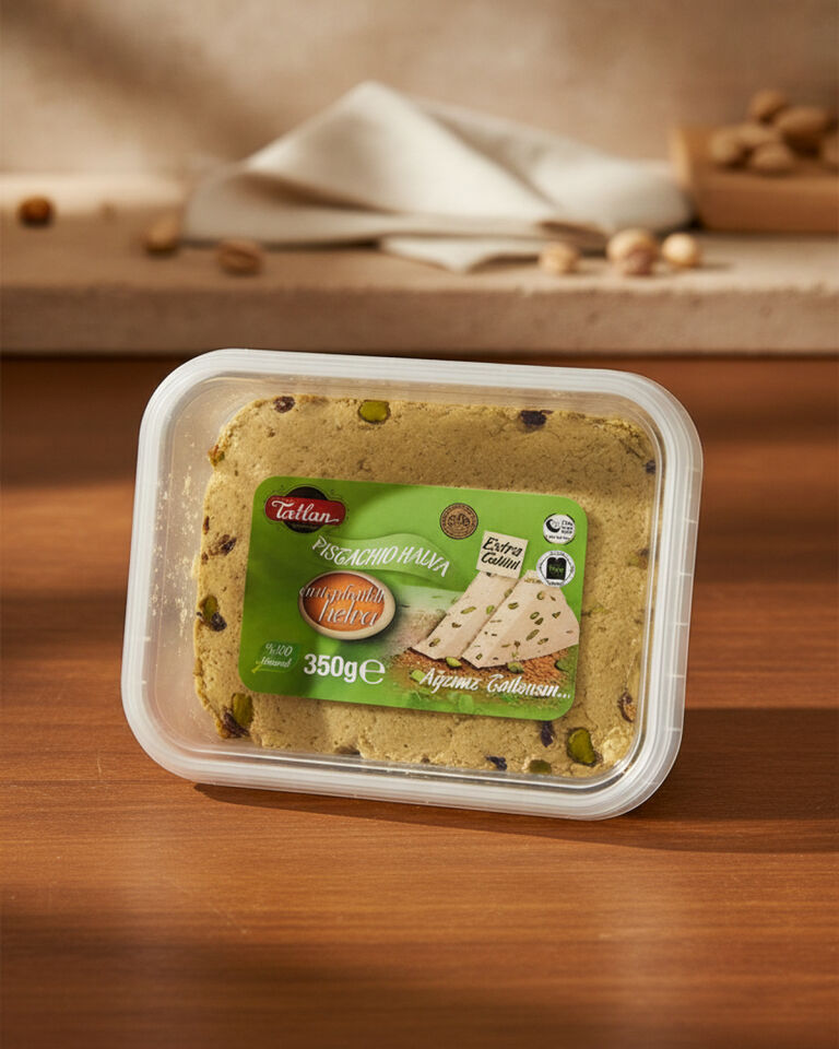 Antep Fıstıklı Helva 300gr Kase