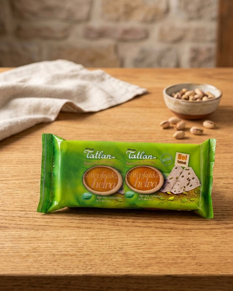 Tatlan Antep Fıstıklı Tahin Helvası 200gr