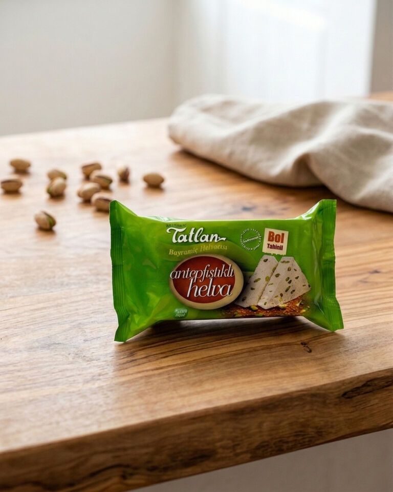Tatlan Antep Fıstıklı Tahin Helvası 500gr