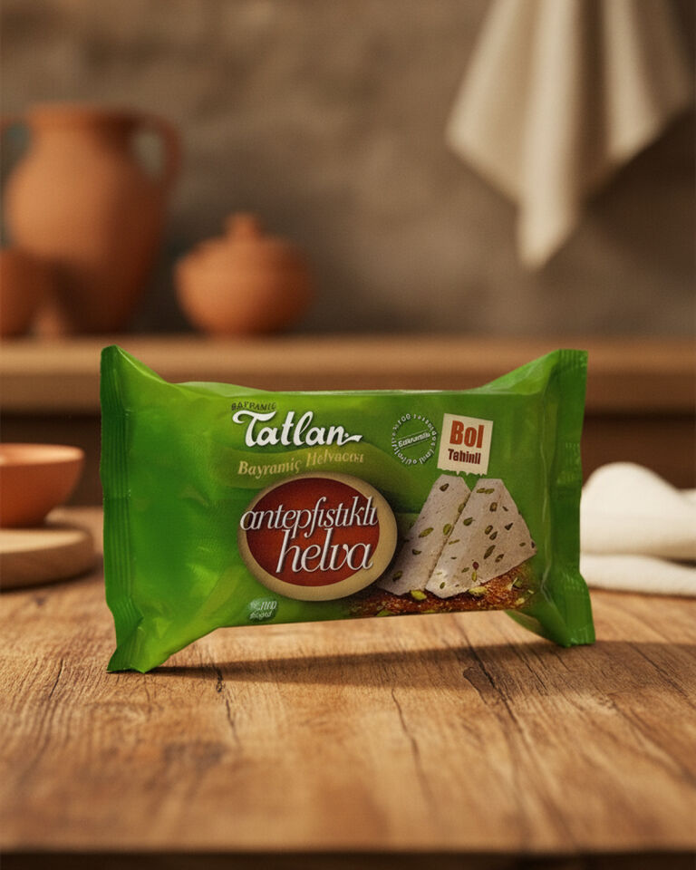 Tatlan Antep Fıstıklı Tahin Helvası 500gr
