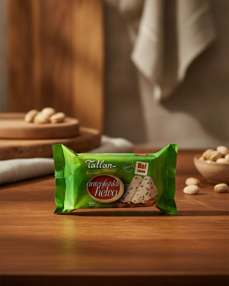 Tatlan Antep Fıstıklı Tahin Helvası 1kg