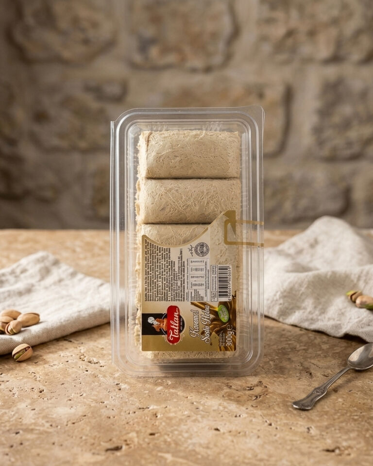 Tatlan Karamel Soslu Parmak Helva 300gr