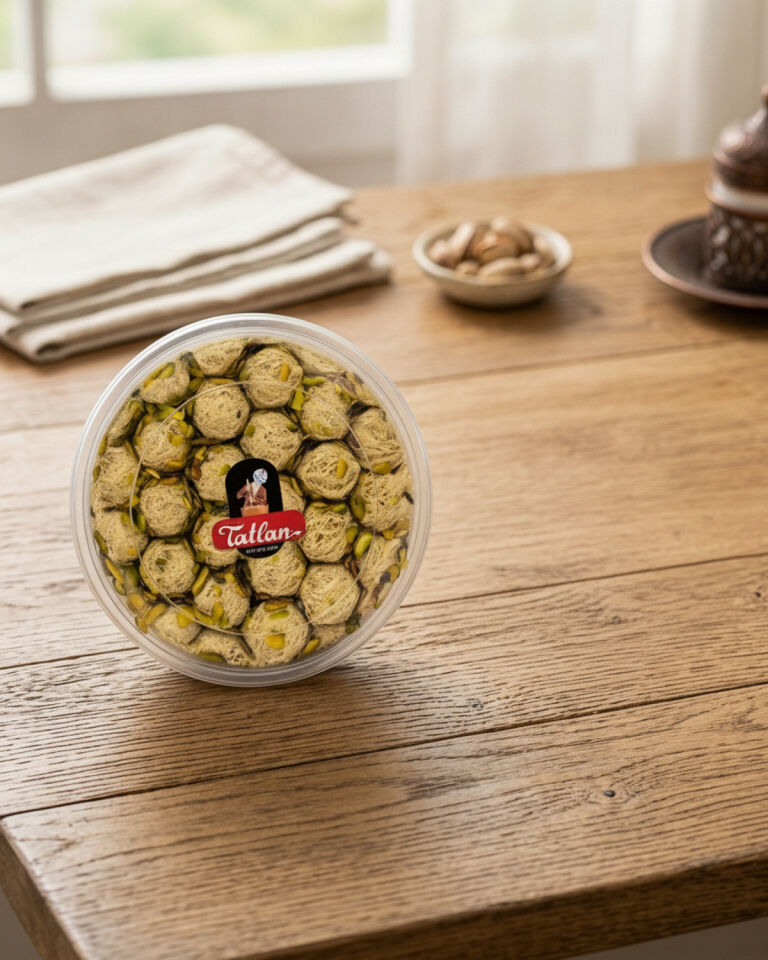 Tatlan Büyük Dilimli Antep Fıstıklı Petek Helva 450gr