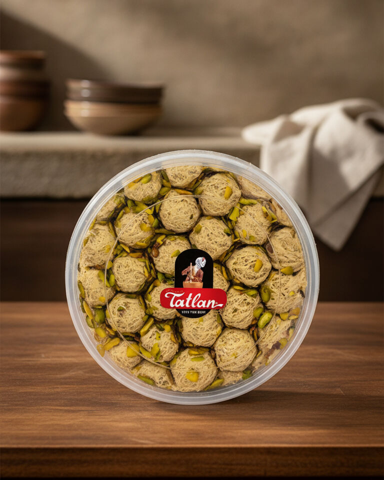 Tatlan Büyük Dilimli Antep Fıstıklı Petek Helva 450gr