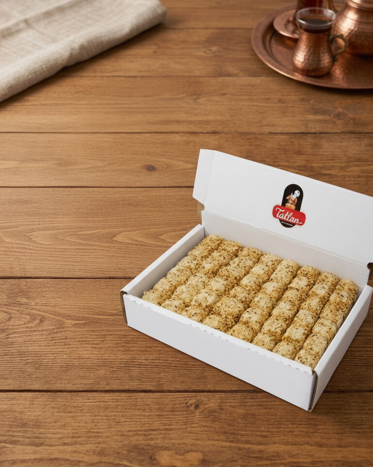 Susamlı Mini Baklava Dilimli Tahin Helva 4000gr