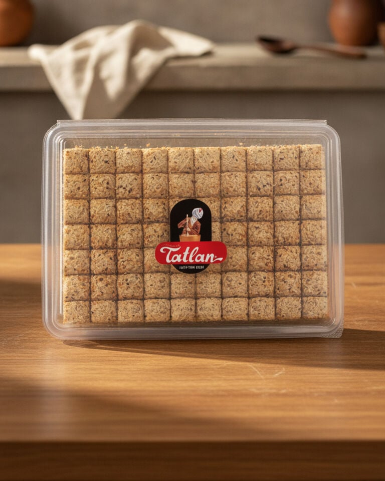 Susamlı Mini Baklava Dilimli Tahin Helva 1000gr